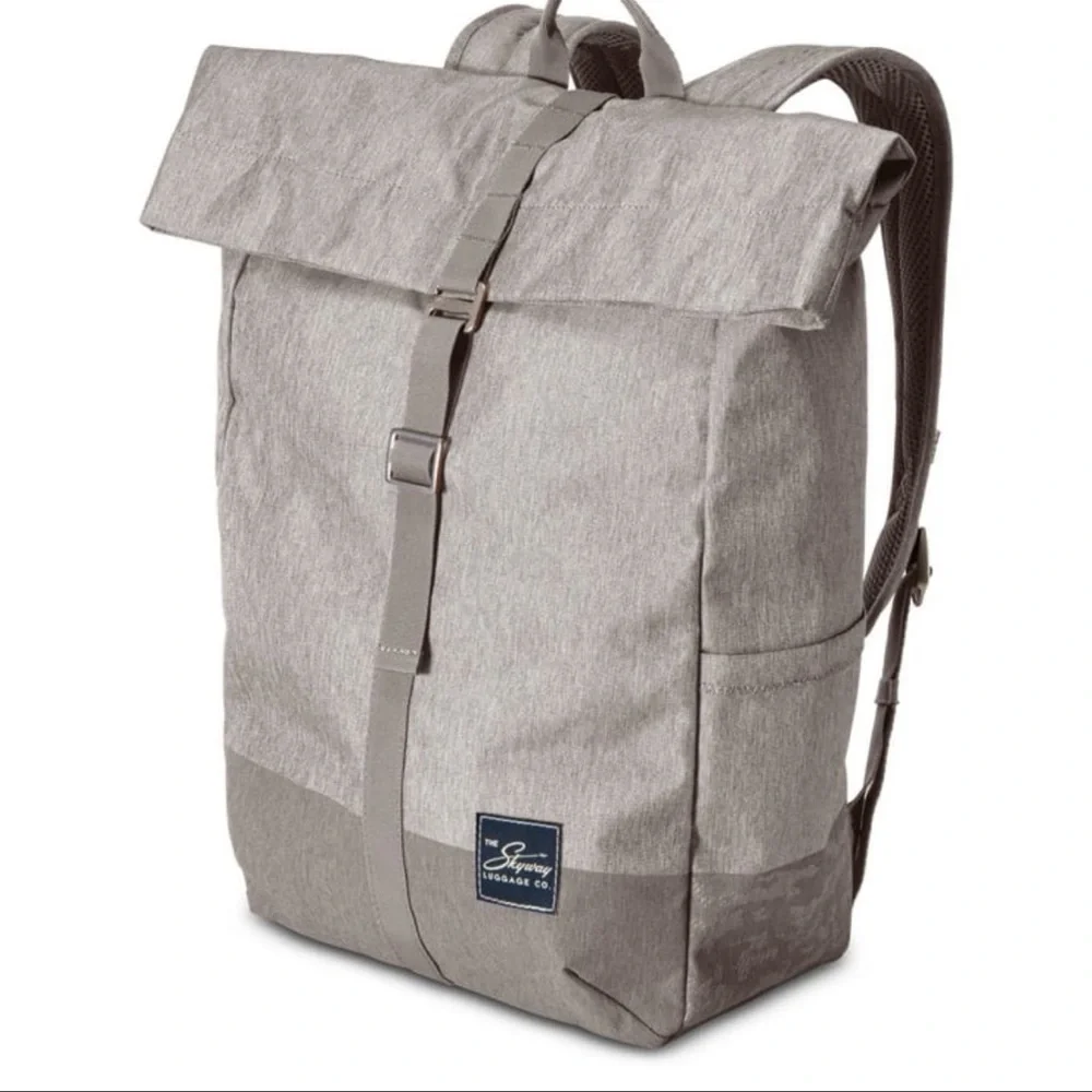 NWT skyway rained roll top commuter backpack large size